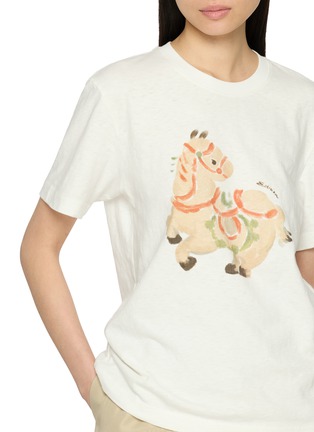  - EDITION - Horse Print Cotton T-Shirt