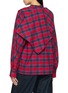 背面 - 点击放大 - EDITION - Asymmetrical Plaid Layered Panel Top