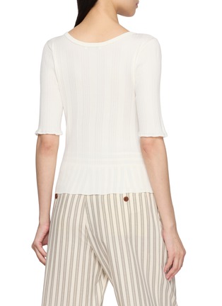 背面 - 点击放大 - EDITION - Embossed Knit Top