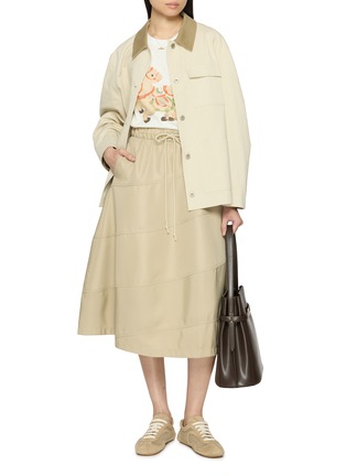 模特儿示范图 - 点击放大 - EDITION - A-Line Drawstring Skirt