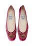 细节 - 点击放大 - EMMA HOPE - English Rosie Velvet Ballet Flats