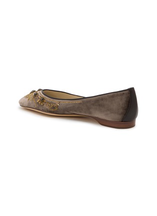  - EMMA HOPE - English Rosie Velvet Ballet Flats