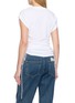 背面 - 点击放大 - MERLETTE - Sufi Side Ruched Cotton Top