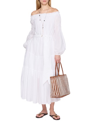 模特儿示范图 - 点击放大 - MERLETTE - Zaria Midi Dress