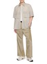 模特儿示范图 - 点击放大 - F/CE. - Short Sleeve Water Repellent Utility Overshirt