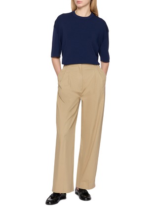 模特儿示范图 - 点击放大 - ARMARIUM - VIKY 羊毛短袖针织上衣