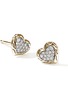 细节 - 点击放大 - JOHN HARDY - JH Essentials Heart 14K Gold Diamond Stud Earrings