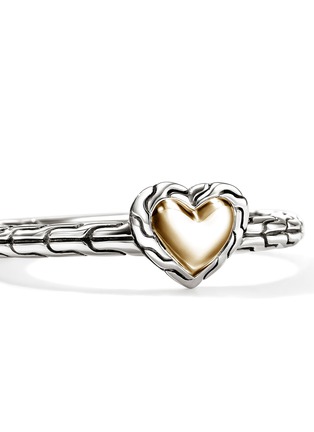 细节 - 点击放大 - JOHN HARDY - JH Essentials Heart 14K Gold Sterling Silver Ring — Size 7