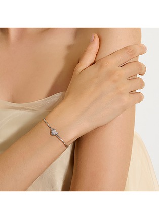  - JOHN HARDY - JH Essentials Heart Sterling Silver Diamond Braclet — US