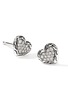 细节 - 点击放大 - JOHN HARDY - JH Essentials Heart Sterling Silver Diamond Stud Earrings