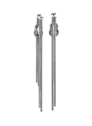 细节 - 点击放大 - JOHN HARDY - Love Knot Sterling Silver Diamond Drop Earrings