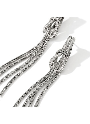 细节 - 点击放大 - JOHN HARDY - Love Knot Sterling Silver Diamond Drop Earrings