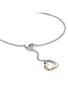 细节 - 点击放大 - JOHN HARDY - JH Essentials Heart 14K Gold Sterling Silver Diamond Lariat Necklace