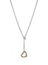 首图 - 点击放大 - JOHN HARDY - JH Essentials Heart 14K Gold Sterling Silver Diamond Lariat Necklace