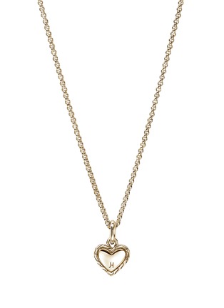 细节 - 点击放大 - JOHN HARDY - JH Essentials Heart 14K Gold Diamond Pendant Necklace — Size 16-18