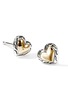细节 - 点击放大 - JOHN HARDY - JH Essentials Heart 14K Gold Sterling Silver Stud Earrings