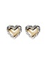 首图 - 点击放大 - JOHN HARDY - JH Essentials Heart 14K Gold Sterling Silver Stud Earrings