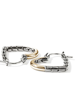 细节 - 点击放大 - JOHN HARDY - JH Essentials Heart 14K Gold Sterling Silver Hoop Earrings
