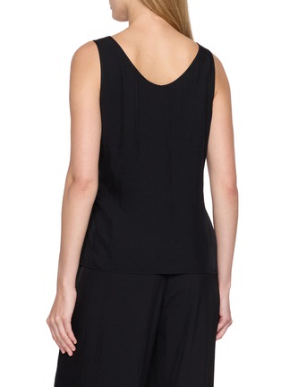 背面 - 点击放大 - THEORY - Scoop Neck Drawstring Waist Top