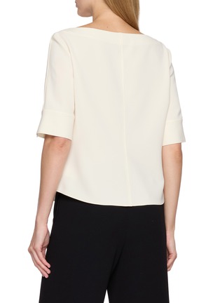 背面 - 点击放大 - THEORY - Admiral Crepe Boatneck Top