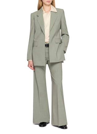 模特儿示范图 - 点击放大 - THEORY - Open Front Blazer
