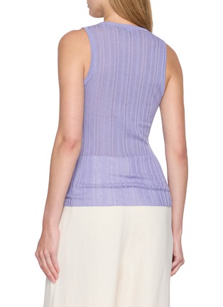 背面 - 点击放大 - THEORY - Semi Sheer Knit Tank Top