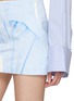 - WE11DONE - Trompe-l'œil Striped Mini Skirt