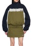 首图 - 点击放大 - WE11DONE - Colourblock Stand Collar Washed Cotton Track Jacket