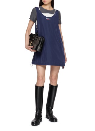模特儿示范图 - 点击放大 - WE11DONE - Sleeveless Layered Dress