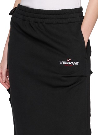  - WE11DONE - Twisted Cotton Maxi Skirt