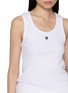  - MARGESHERWOOD - X Peanuts Heart Pendant Ribbed Tank Top