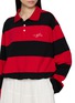  - MARGESHERWOOD - X Peanuts Long Sleeve Linus Balloon Hem Cotton Polo Shirt