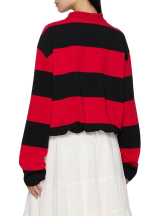 背面 - 点击放大 - MARGESHERWOOD - X Peanuts Long Sleeve Linus Balloon Hem Cotton Polo Shirt