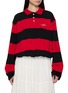 首图 - 点击放大 - MARGESHERWOOD - X Peanuts Long Sleeve Linus Balloon Hem Cotton Polo Shirt