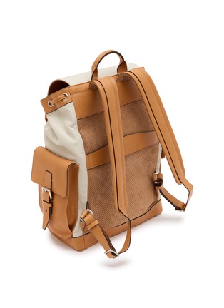 细节 - 点击放大 - BRUNELLO CUCINELLI - City Leather Backpack
