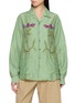 首图 - 点击放大 - BAZISZT - Ming Floral Appliqué Shirt