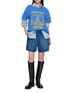 模特儿示范图 - 点击放大 - MOTHER - The Rowdy Oversized Pretzel Graphic Cotton T-Shirt