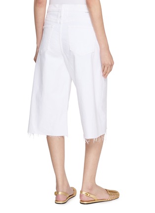 背面 - 点击放大 - MOTHER - The Whole Lot Zip Twist Fray Charm Light Wash Jeans