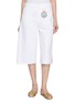 首图 - 点击放大 - MOTHER - The Whole Lot Zip Twist Fray Charm Light Wash Jeans
