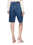 背面 - 点击放大 - MOTHER - The Half Pipe Bermuda Fray Cotton Denim Shorts