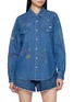首图 - 点击放大 - MOTHER - All My Exes Embroidered Cotton Denim Shirt
