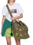 正面 -点击放大 - BAZISZT - Scout Patch Embellished Canvas Tote