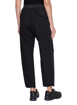 背面 - 点击放大 - AND WANDER - Webbing Belt Contrast Stitch Cropped Pants