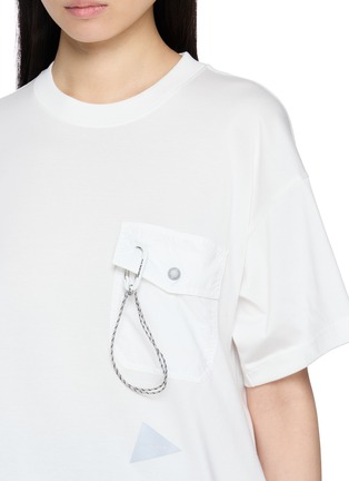  - AND WANDER - Chest Pocket Drawcord T-Shirt