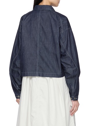 背面 - 点击放大 - AND WANDER - Dry Easy Contrast Stitch Denim Shirt Jacket