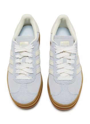 模特儿示范图 - 点击放大 - ADIDAS - 女款 GAZELLE BOLD 系带运动鞋