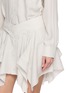  - ALEXANDERWANG - Layered Cut-Off Silk Double Shirt Dress
