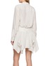 背面 - 点击放大 - ALEXANDERWANG - Layered Cut-Off Silk Double Shirt Dress