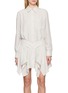 首图 - 点击放大 - ALEXANDERWANG - Layered Cut-Off Silk Double Shirt Dress