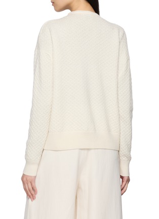 背面 - 点击放大 - JOVENS - Fancy Stitch Cashmere Bomber Cardigan